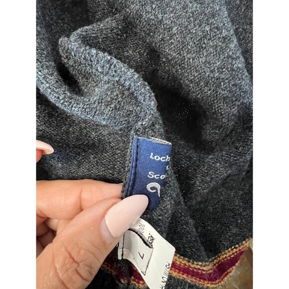 Harry Potter Gryffindor Cardigan Lochaven of Scotland 100% Lambswool Large - Picture 8 of 16